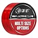 Starrey Reflective Tape 1 inch Wide 15 FT Long DOT-C2 High Intensity Red - 1 inch Trailer Reflector Safety Conspicuity Tape for Vehicles Trucks Bikes Cargos Helmets