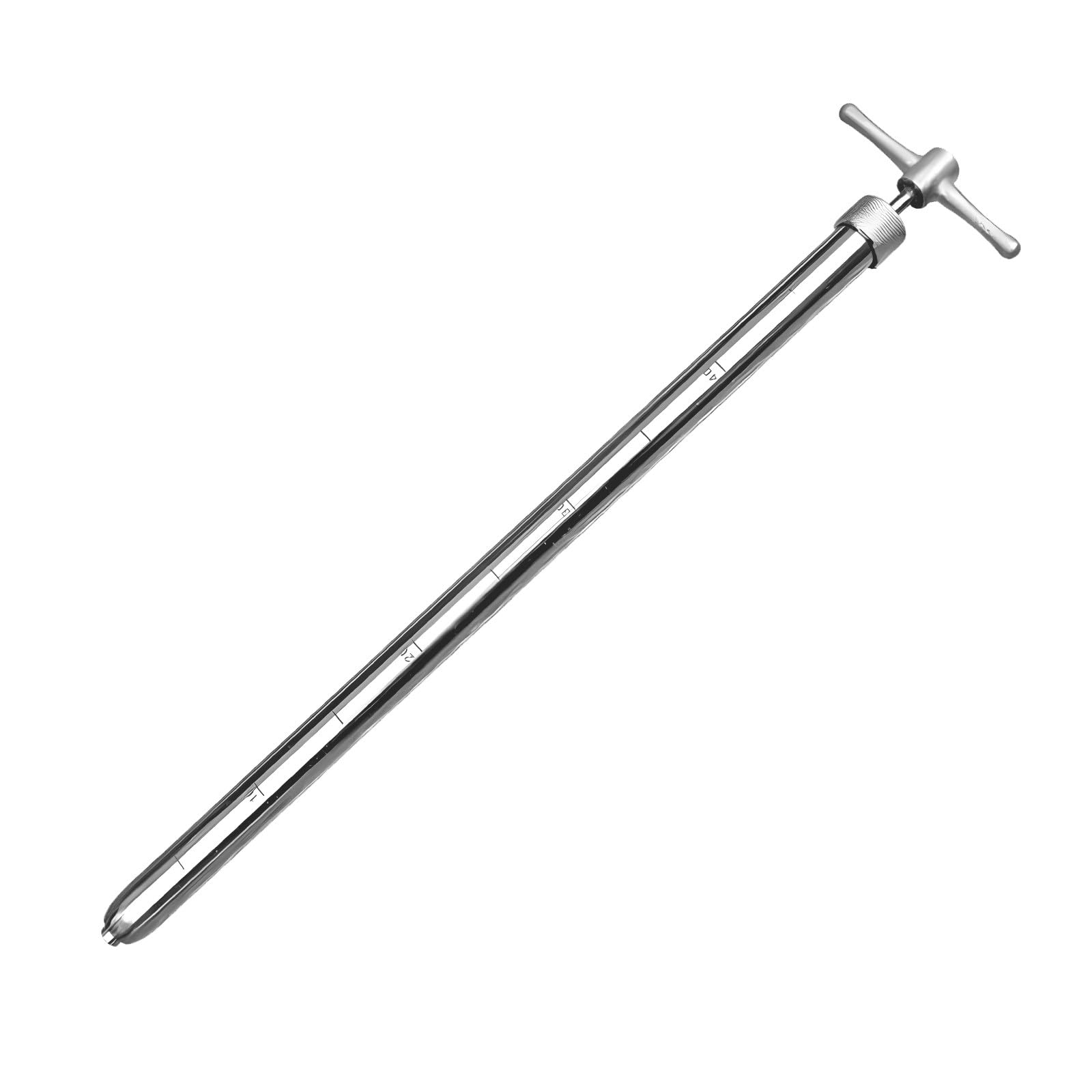 Tubo campionatore liquido, in acciaio inox, estraibile, strumento da laboratorio per l'essiccazione, ecologico, attrezzatura essenziale da laboratorio, lunghezza 0,5 m