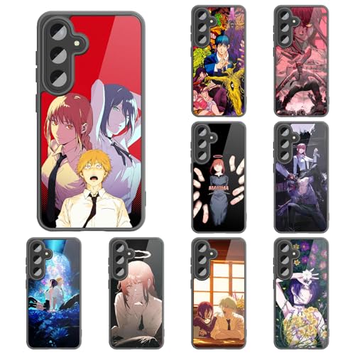 チェンソーマン スマホ ケース galaxys8スマホカバー 全機種対応 デンジ-マキマ-レゼ galaxy携帯カバー s8用 チェーンソーまん おしゃれ すまほけーす 耐衝撃 かわいい 携帯ケース 防水ケース カメラレンズ保護 イヤレス充電対応 安心保護