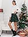 Fall Skirts for Women 2025 Pleated Mini Plaid Skirts Fashion Clothes Outfits Plaid Dresses (Large, Plaid Green)