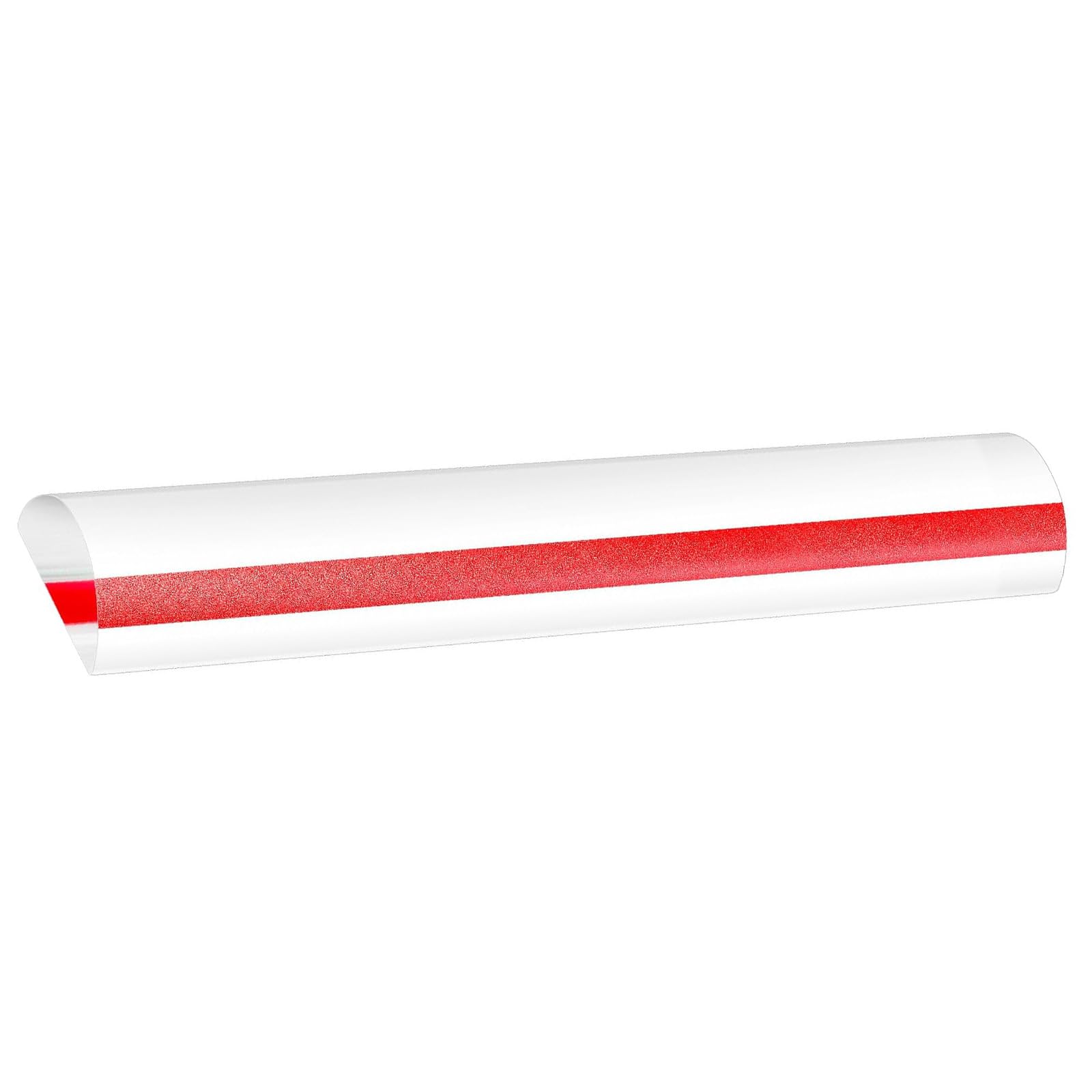 Tsophreniq Red 6Inch Magnifier Ruler With Guiding Marker Professional Portable Acrylic For Reading Small Prints Books Student Reading