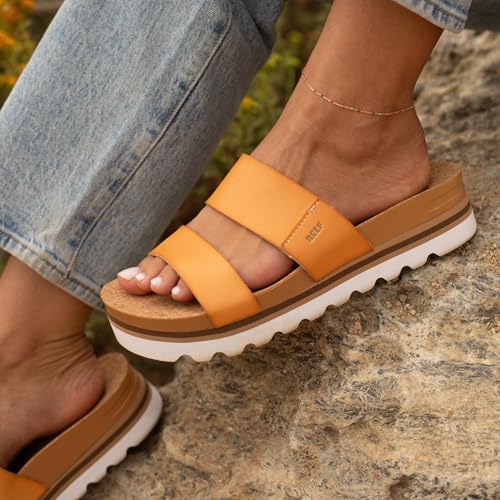 reef women39s cushion vista hi platform fashion sandal