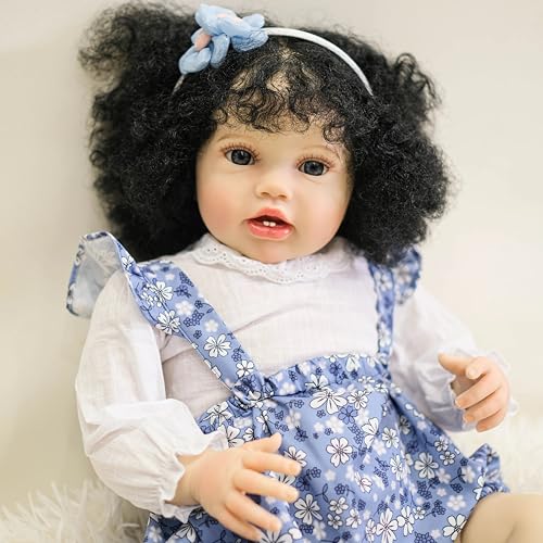 Neue 24Inch Reborn Baby Lottie mit Hand Wurzel Haar Kleinkind Puppe Neugeborene Prinzessin Mädchen Lifelike Soft Touch 3D Haut Kunst Puppe – Bild 5