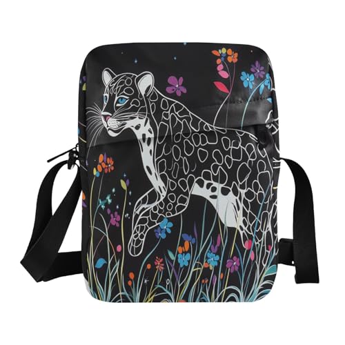 messenger bag for women crossbody mens shoulder bags crossbody Purse Bag Adjustable Strap for Outdoor Daily Outdoor Daily- Cute Leopard