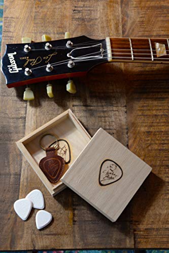 Boîte en bois de luxe avec 3 médiators + pochette faite à la main - Les Beatles, Paul McCartney, John Lennon, RIngo Starr, George Harrison Boîte en bois de luxe avec 3 médiators + pochette faite à la main – Image 3