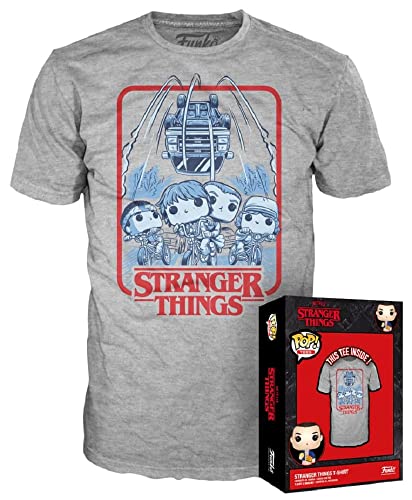 Funko Boxed tee: Stranger Things - Extra Large - XL - Camiseta, Franela - Ropa - Idea Manga Corta...