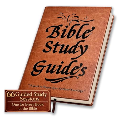 Drsman-66-Page-Bible-Study-Guide-Devotional-Journal-PU-Leather-Cover-Scripture-Summaries-Daily-Reflections-Beginner-Friendly-Spiritual-Growth-Notebook-Christian-Gift-Idea-Brown Drsman 66-Page Bible Study Guide & Devotional Journal - PU Leather Cover, Scripture Summaries, Daily Reflections | Beginner-Friendly Spiritual Growth Notebook | Christian Gift Idea (Brown) - Image 1