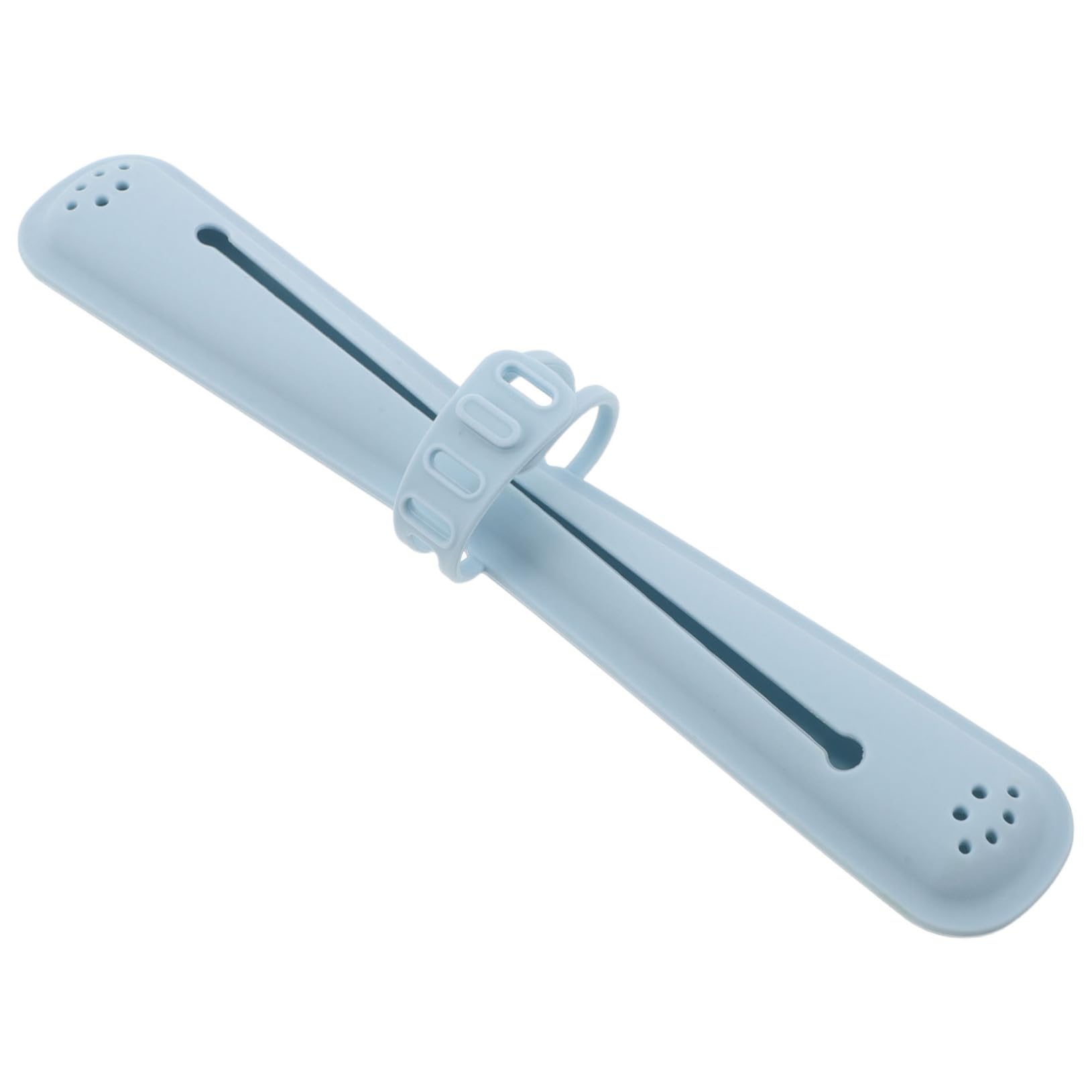 5 Pezzi Portatile per Spazzolino Denti in Silicone Custodia Compatta e Leggera per Viaggi Camping e Business Accesso Blu