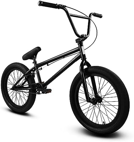 Elite BMX Freestyle Bike, Durable Steel Frame, Available in 16", 18", and 20" Sizes. New Sizes 26" and 29" BMX Bicycles. (Black, 20")