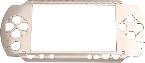 [Bzvshdgee] 1000用ゲームコンソール上部シェルカバー フロントフェイスプレートハウジングシェル トップケース シャンパン