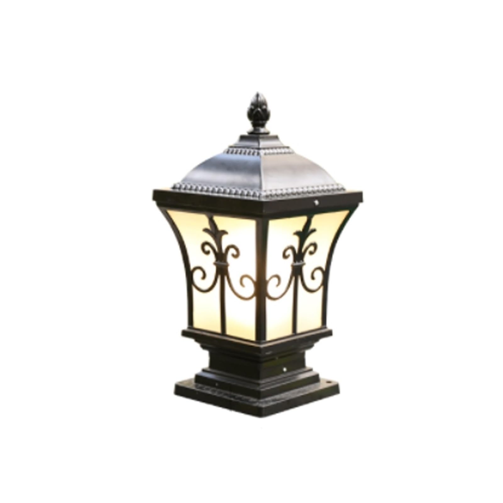 TRDEWR Outdoor Garden Fence Park Pillar Light Landscape Villa Column Lamps Patio Pathway Lawn Post Efficiently Utilize Sunlight