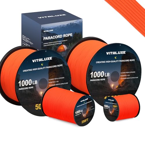Corde de parachute tactique 12 brins triples, le lien de confiance pour l'aventure