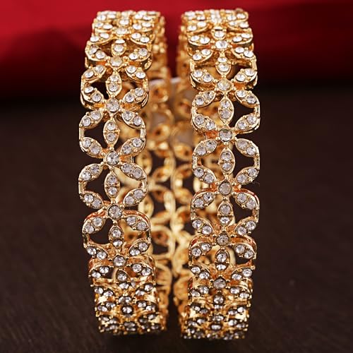 Stylish Traditional Kundan Bangles for Women