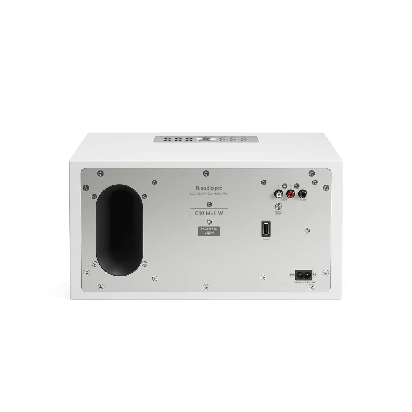 Audio Pro C10 MKII W Gris | Altavoz WiFi con AirPlay 2, Chromecast, Spotify Connect, audio multiroom y sonido rico de alta fidelidad en casa