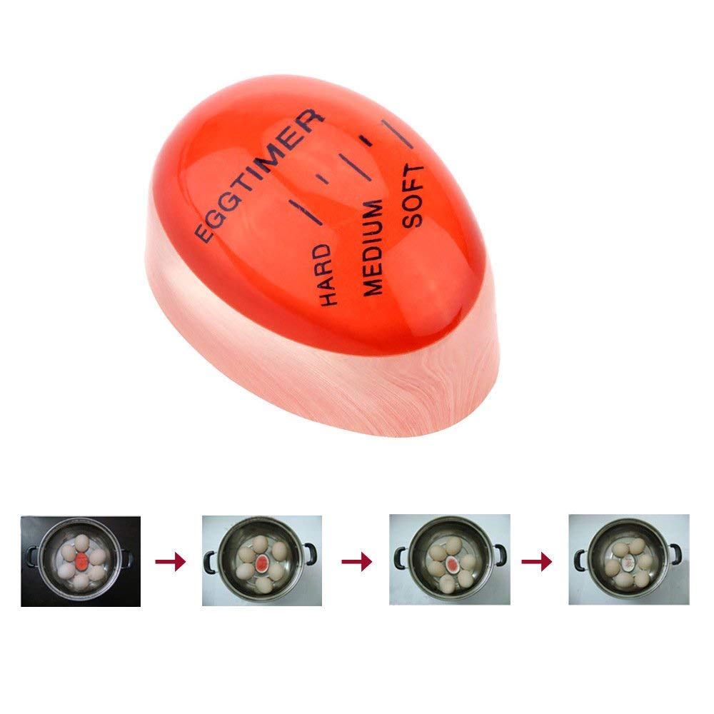 Temporizzatore per uova Indicatore che cambia colore Uova sode morbide