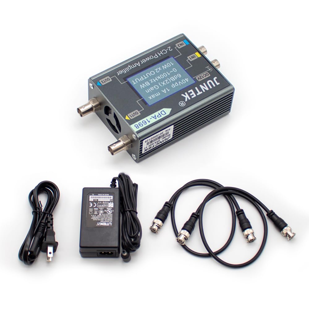 High Power Dual Channel DDS Signal Source Function Signal Generator Power Amplifier 0-100KHZ 0-40V DPA1698