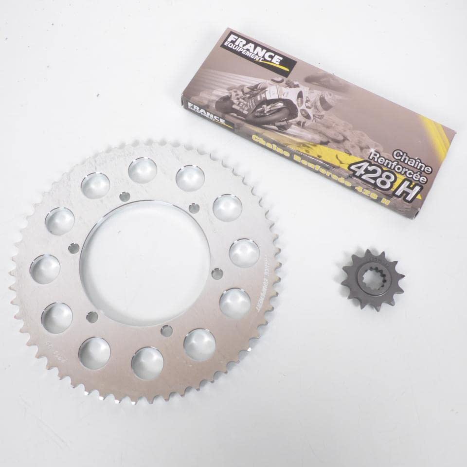 Kit cadena Francia Equipamiento para moto Beta 50 RR después de 1997 12x56 pasos 428