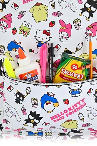 Image of Fast Forward Sanrio Hello Kitty Backpack for Women, Men, Unisex | Cute PU Leather Large Backpack Purse Shoulder Purse | Hello Kitty Bag and Accessories, C6PF12ZA