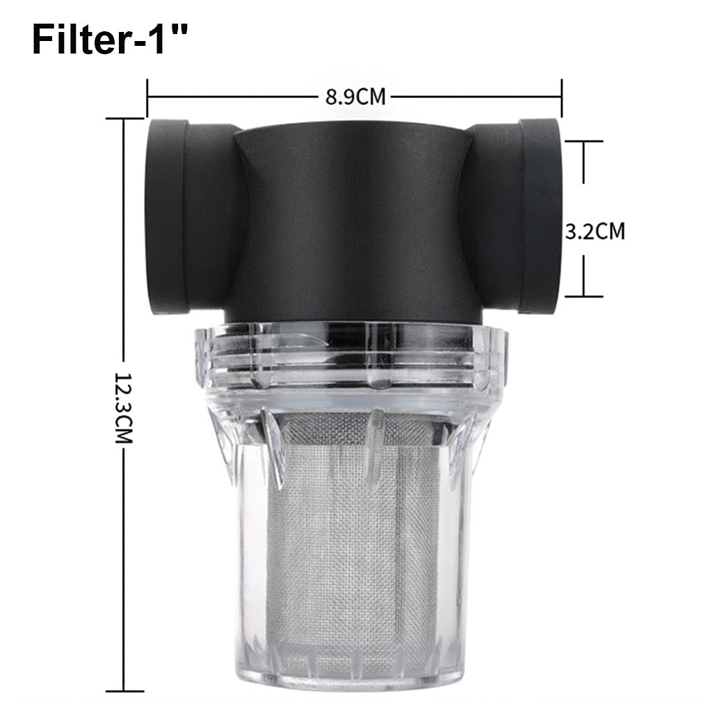 filtro para bomba de agua, 1 Uds 1/2 "3/4" "filtro De Plástico, Prefiltro Impureza Bomba Agua Malla 40 80, Agricultura