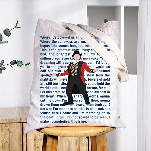 Bolso tote musical The Greatest Showman — Regalo con frase 'Rewrite The Stars' miniatura 5