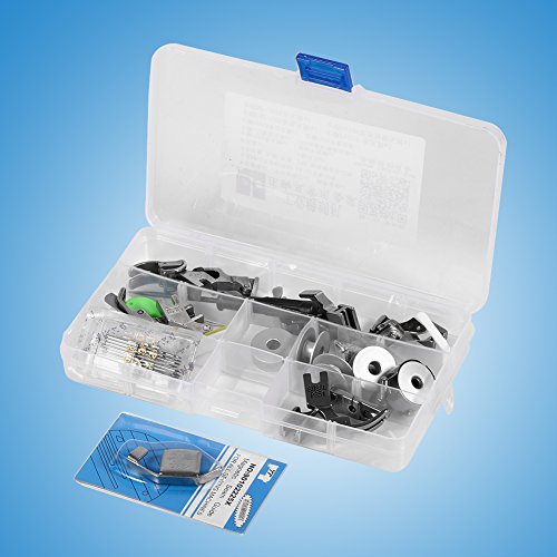 Juego Universal 17 Piezas Pies Prensatelas Máquina de Coser miniatura 2