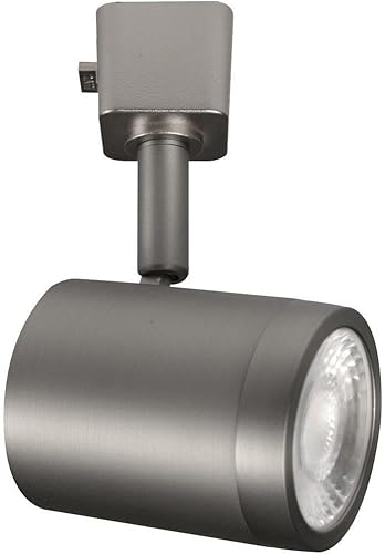 WAC Lighting Carga LED de 10 W, cabezal de pista de voltaje de línea 3000K en níquel cepillado para pista H (paquete de 6)
