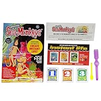 The Original Sea Monkeys Instant Life Retro Pack | Includes Eggs, Food, Water Purifier, And Feeding Spoon | Discover Sea Creatures With This Grow Your Own Pet Science Toy For Kids Aged 5+