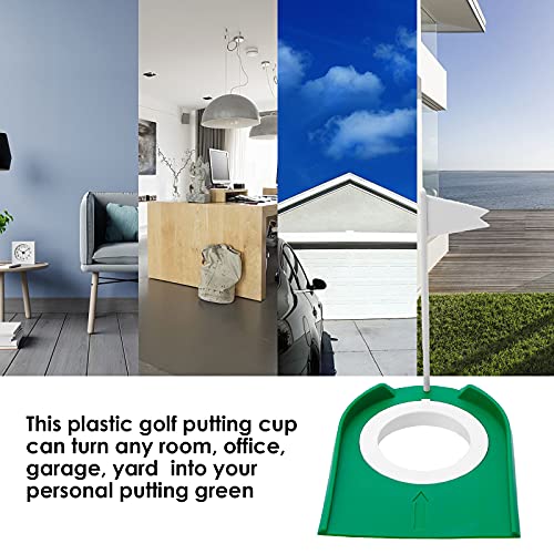 SOONHUA-Golf-Putting-Mat-IndoorEstera-de-Golf-de-InteriorTaza-de-Practica-de-Putting-Green-Golf-Hoyos-de-Entrenamiento-de-Hoyos-de-Practica-Practica-de-Plastico-Poner-en-Interiores-Y-Exteriores