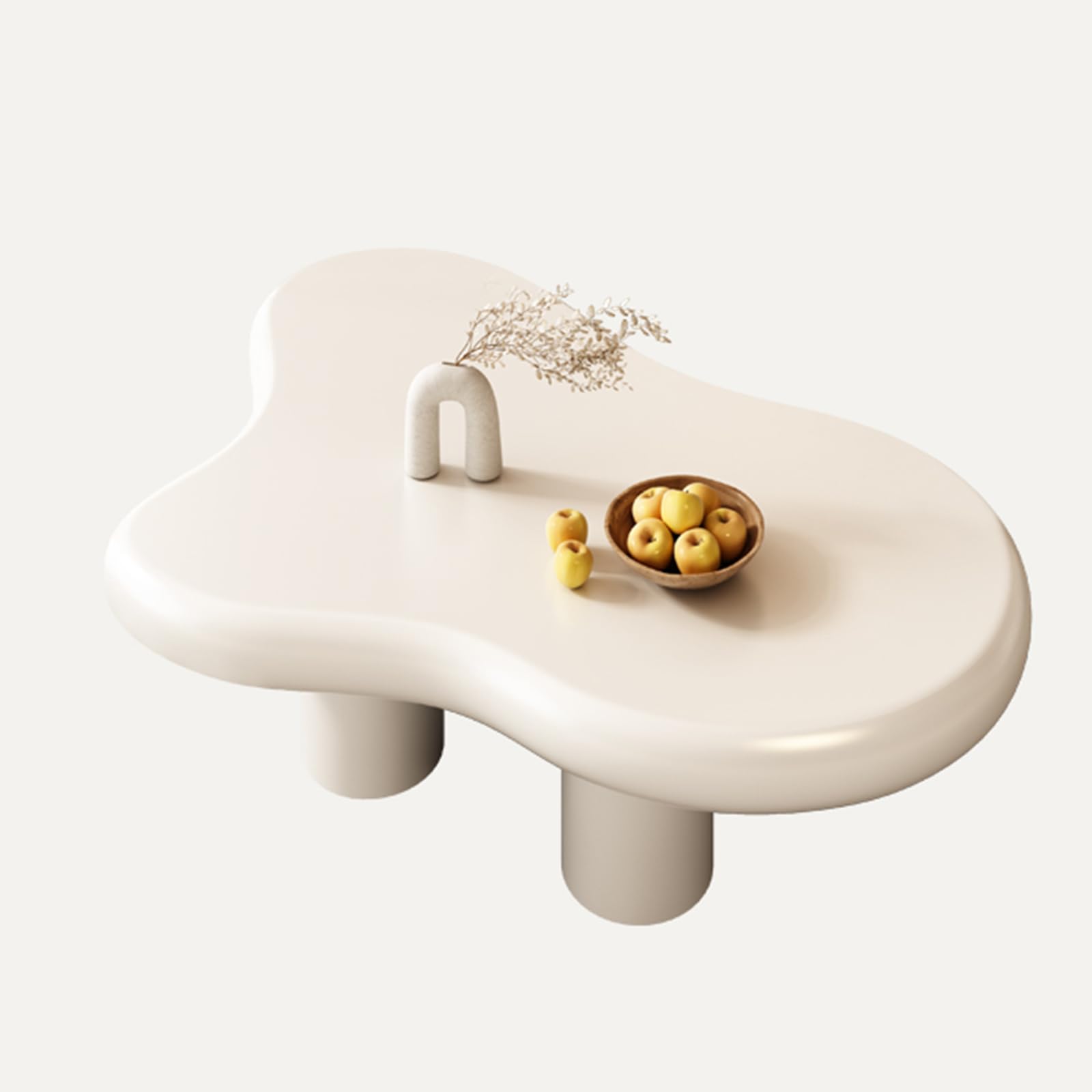 クラウド　コーヒーテーブル、リビングルーム用　ホワイト　コーヒーテーブル Amazon.co.jp: クラウドコーヒーテーブル、ローコーヒーテーブル