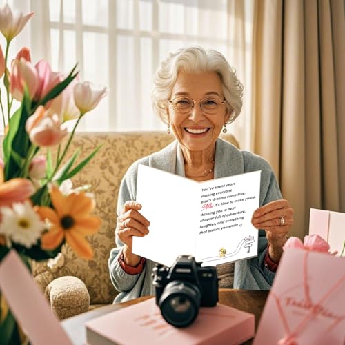 Retirement Card Gift for Women Men - Funny Retirement Cards with Envelopes for Husband Wife, Happy Leaving Cards for Coworker Friend Family, Unique Farewell Greetings Card for Celebration