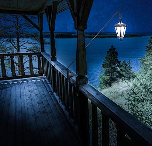 Erytlly Heavy Duty Deck Hook, Extensible And Adjustable Deck Hook With 2" Non Slip Horizontal Clamp For Hanging Bird Feeder, Plants, Suet Baskets,Wind Chimes,Lanterns And More #TOP4