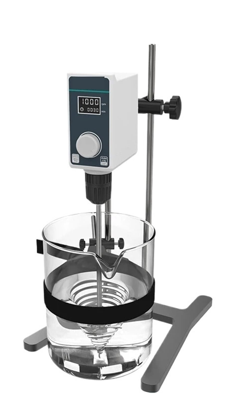 CVFRDD Homogenizer Electric Stirrer Laboratory Digital Display Overhead Mixer Lab Equipment 20L 1500rpm(OS-30S Without Stand)