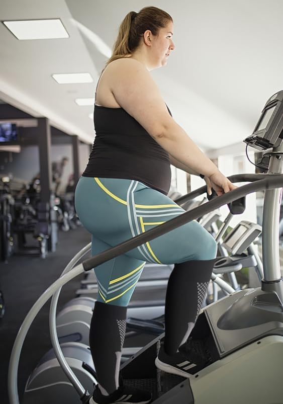 Double Couple 5 Pairs Wide Calf Compression Socks for Men Women Extra Plus Size Knee High Support - Image 6