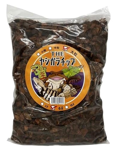THE ヤシガラチップ 大粒 6L 1袋 床材 爬虫類 両生類 養殖用 育成用 幼虫 成虫【取扱許可オリジナルシール付き ※取扱許可店ではない、またはオリジナルシールが貼り付けされていない偽造品にはご注意ください。】