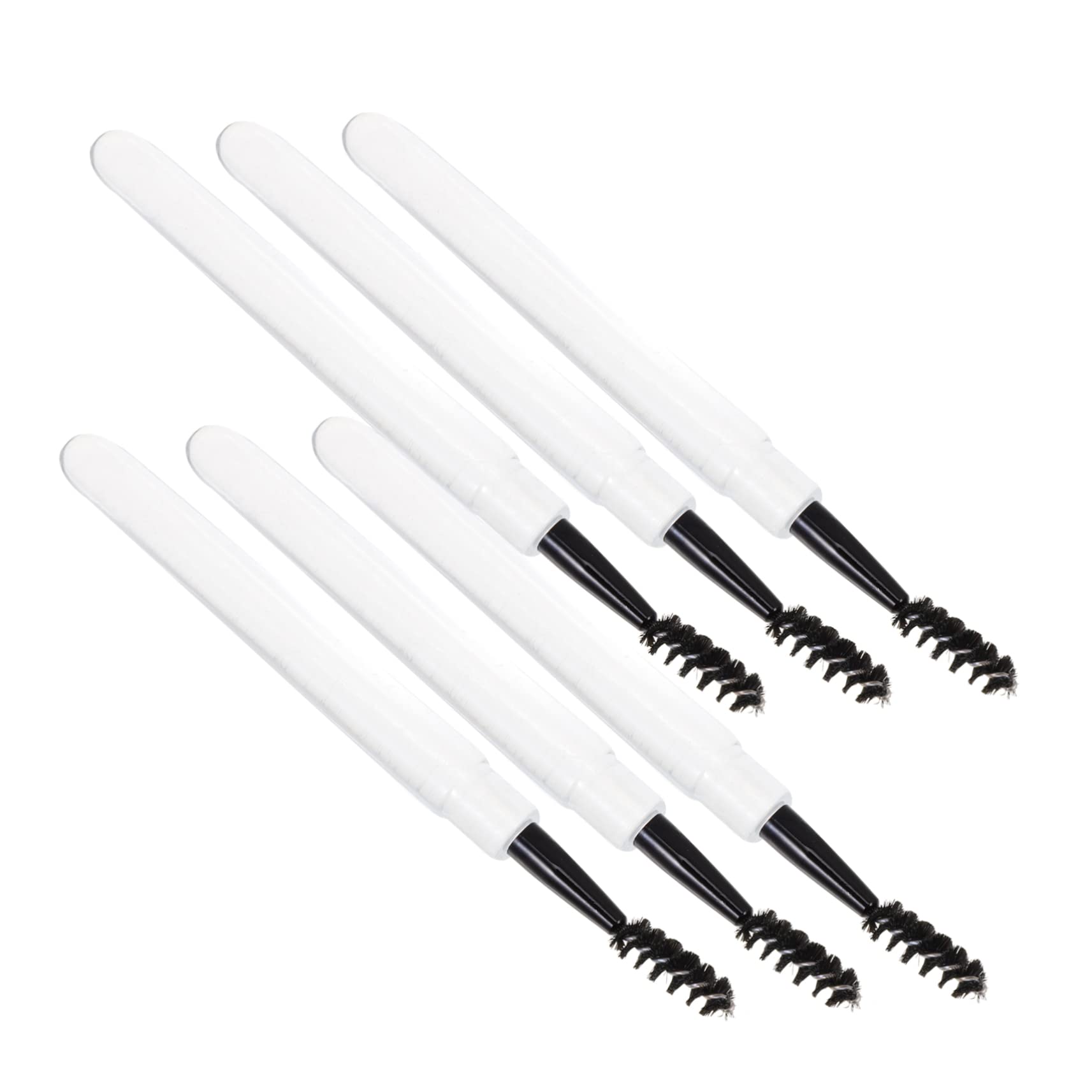 HAPINARY Essential Lash Brush for Mascara Application 6pcs Eyelash Brow Makeup Brush Easy Storage