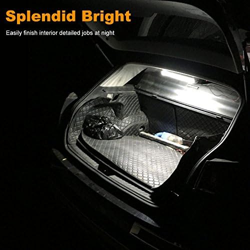 MICTUNING Car Led Interior Lights,Van Interior Lights Kits 11 inch Car Interior Led Light Bar - 10W 72 LED White Light Tube with Switch for Van Lorry Truck RV Camper Boat (2 Pack)