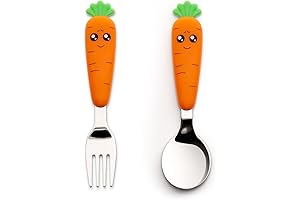 Ginbear Toddler Utensils with Case: The Ultimate Mealtime Companion for Your Little One