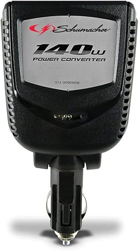 Schumacher XI14 Inversor de corriente directa a corriente alterna, de 140 vatios.