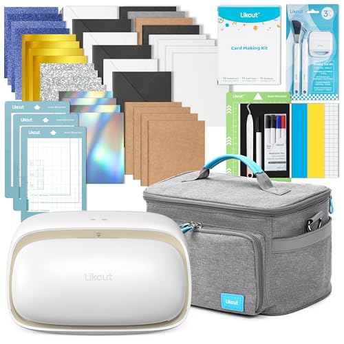 Likcut Glee S501 Plottermaschine, Mini Schneideplotter mit...