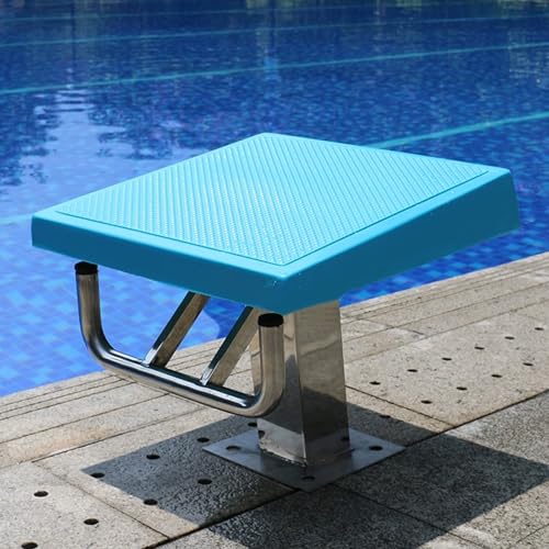Plongeoir antidérapant avec base robuste en inox