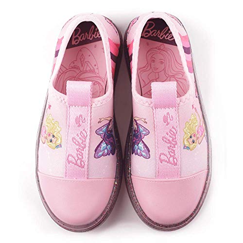 Chinelo Grendene Barbie Tenis Mania Meninas S: Rosa Glitter/Rosa 28