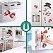Christmas Snowman Refrigerator Magnets, Large Self-adhensive Refrigerator Magnets Stickers for Christmas House Decorations Fridge, Metal Door, Garage, Cabinets