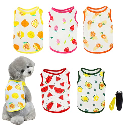 5 pièces de vêtements pour Chiens Cover