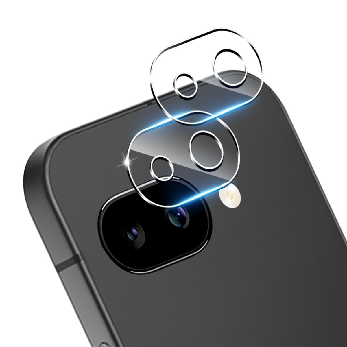 【2枚セット】 対応 Google Pixel 9a カメラフィルム 【日本旭硝子 硬度9H】 グーグルピクセル9a 用 レンズフィルム 用 Pixel 9a カメラ レンズ保護 3D Touch対応 、高透過率 、気泡ゼロ 、防爆裂 、飛散防止 、衝撃吸収 、指紋防止 、ラウンドエッジ加工 、簡単貼り付け