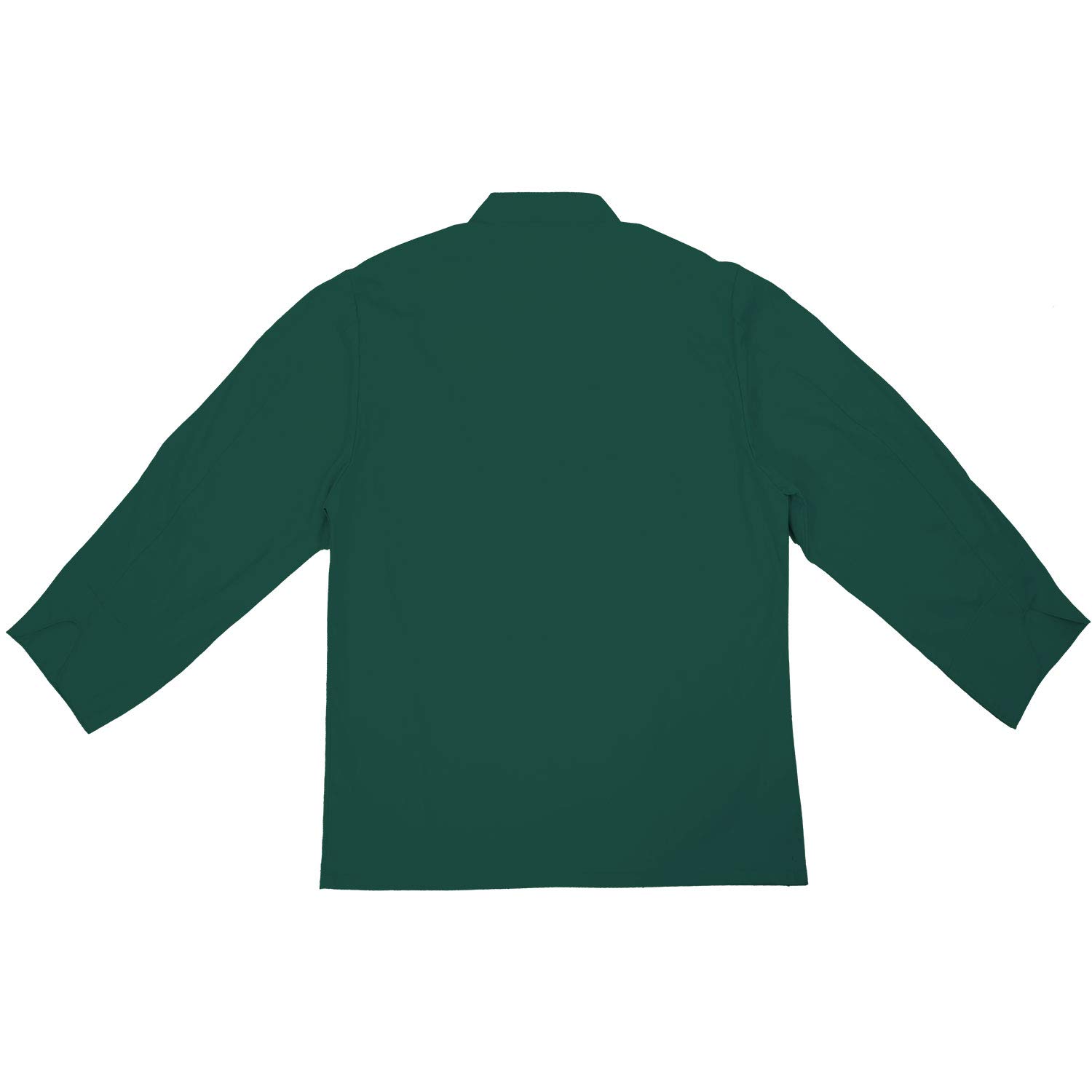 Men's Chef Coat Chef Shirt Cook Coat Barista Baker Uniform Restaurant Clothes Barista Shirt Hunter Green