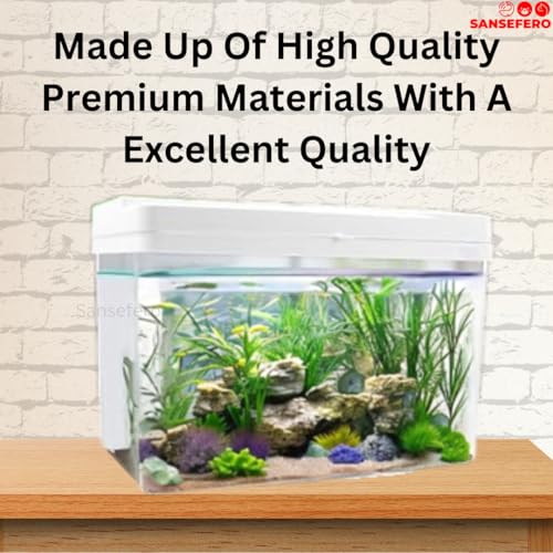 Image of Mini Fish Tank Aquarium (TP-33) 4K Transparency Moulded Fashion Aquarium Included with Filter & Light Suitable for Home Decor and Office Etc. (33 x 21 x 24 Cm)