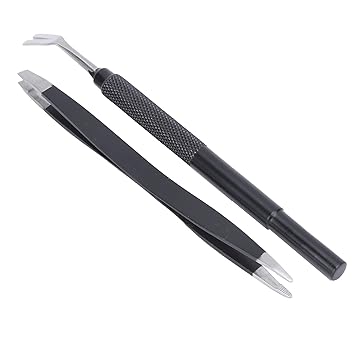 Tick Remover Kit, Waterproof Tick Remover Tweezers Tick Remover for Dog Tick Remover Tools Durable Completely Remove Ticks with Removal Fork for Tick Remover