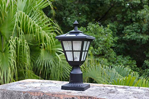Kemeco ST4325Q Post Solar Light Cast Aluminum LED Lamp Fixture with 3-Inch Fitter Base for Outdoor Garden Post Pole Mount Landscape Yard - Thumbnail 7