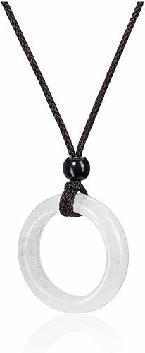 PESOENTH Collar con colgante de cristal curativo para mujer, cristales de amatista púrpura natural, piedras preciosas de cuarzo, collar de cordón de