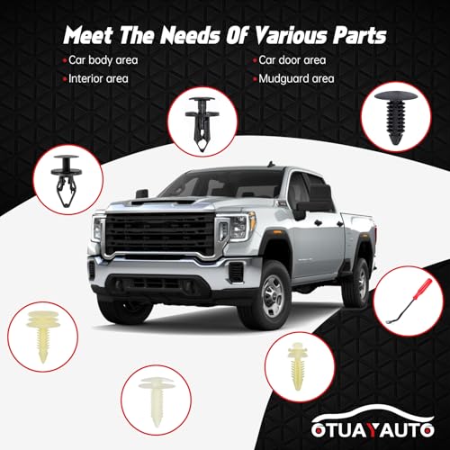 Clips de moldura de puerta OTUAYAUTO de sustitución rápida para paneles de Buick 4